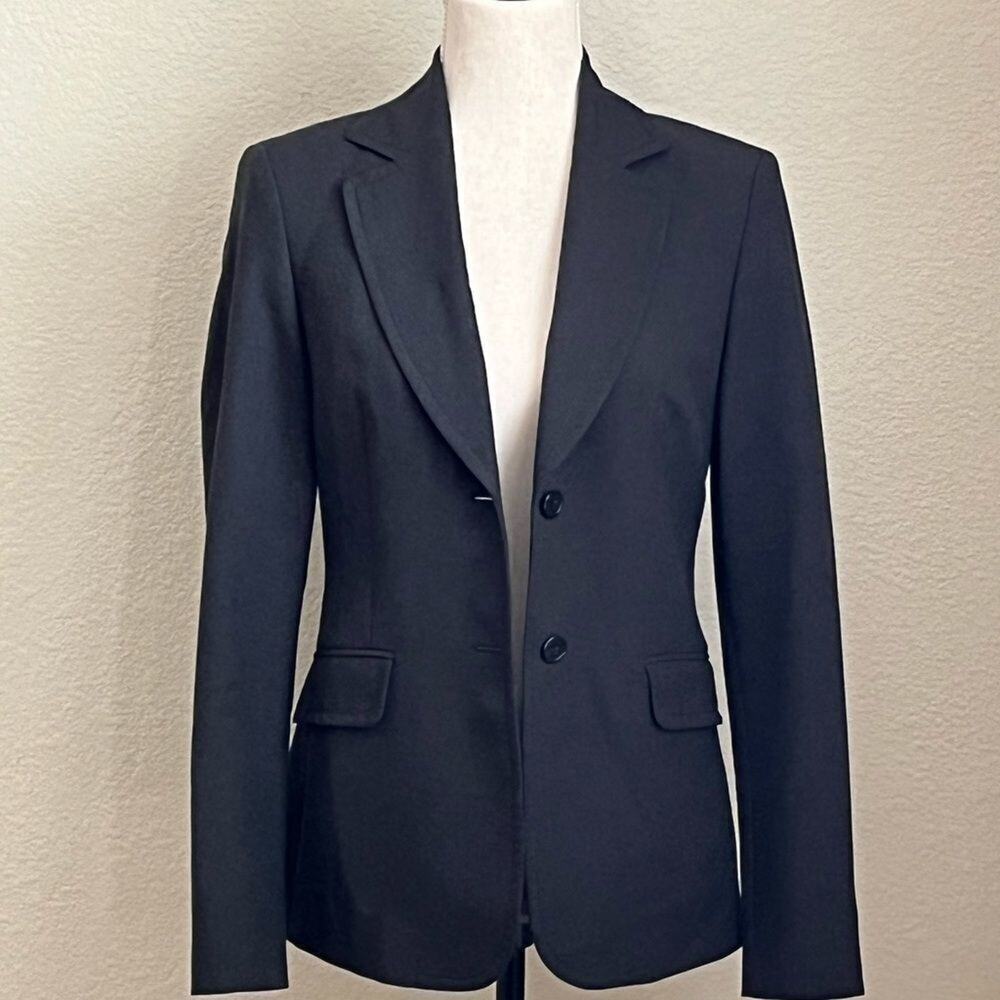 United Colors of Benetton Charcoal Grey Two Button Jacket Size 40